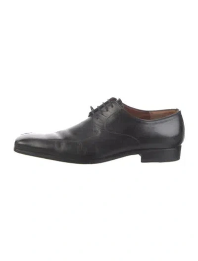 Pre-owned Fratelli Rossetti Leather Oxfords In Black