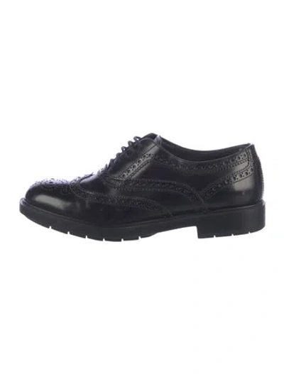 Pre-owned Fratelli Rossetti Leather Oxfords In Blue