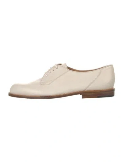 Pre-owned Fratelli Rossetti Leather Oxfords In Neutral