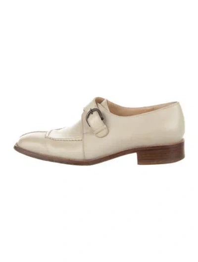 Pre-owned Fratelli Rossetti Leather Oxfords In Neutrals
