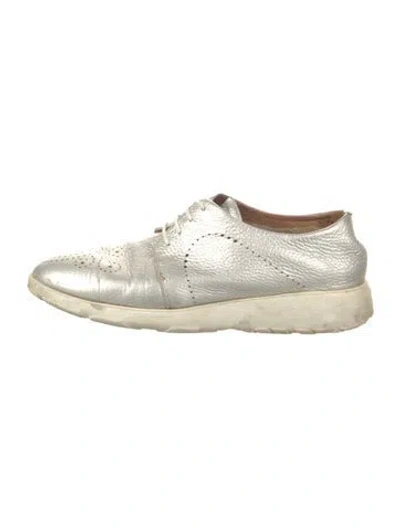 Pre-owned Fratelli Rossetti Leather Oxfords In White