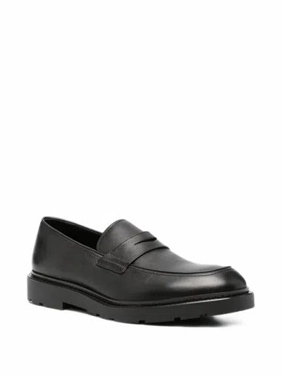Fratelli Rossetti Leather Penny Loafers In Animal Print