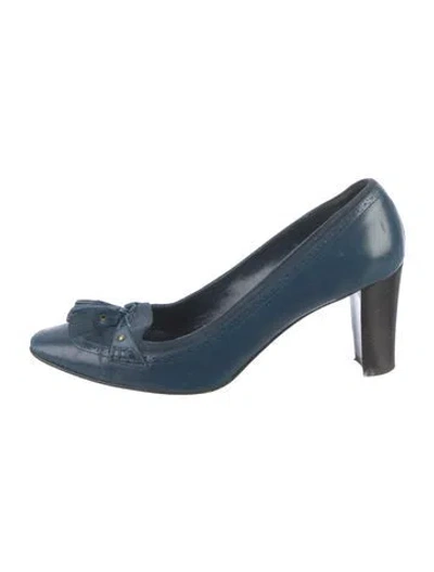 Pre-owned Fratelli Rossetti Leather Pumps In Blue