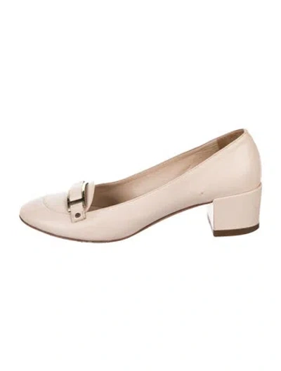 Pre-owned Fratelli Rossetti Leather Pumps In Neutrals