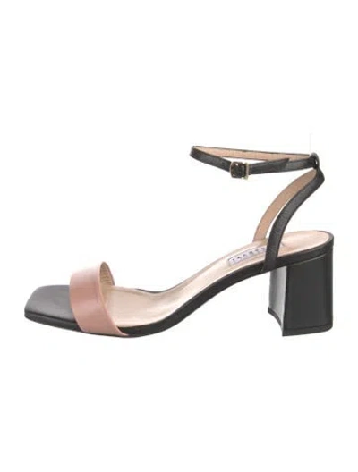 Pre-owned Fratelli Rossetti Leather Sandals In Black