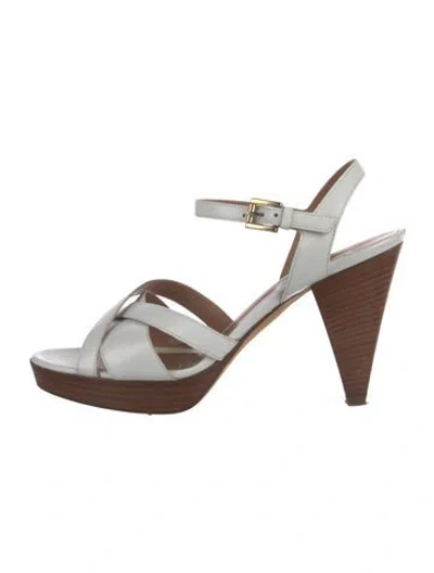 Pre-owned Fratelli Rossetti Leather Sandals In Brown