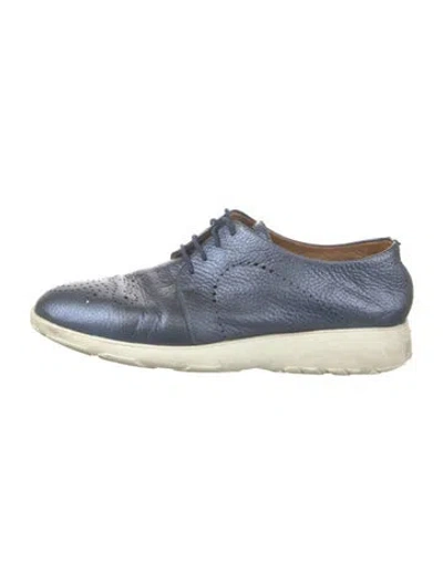 Pre-owned Fratelli Rossetti Leather Sneakers In Blue