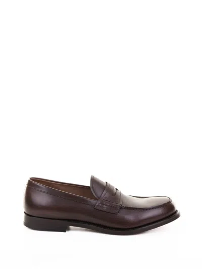 Fratelli Rossetti Mahogany Leather Moccasin In Brown