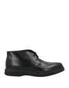 Fratelli Rossetti Man Ankle Boots Black Size 6 Leather