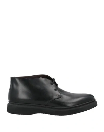 Fratelli Rossetti Man Ankle Boots Black Size 6 Leather