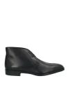 Fratelli Rossetti Man Ankle Boots Black Size 6.5 Leather In Black