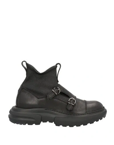 Fratelli Rossetti Man Ankle Boots Black Size 10 Leather