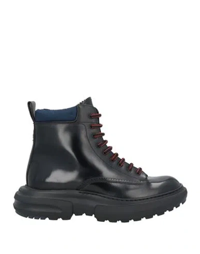 Fratelli Rossetti Man Ankle Boots Black Size 9 Leather