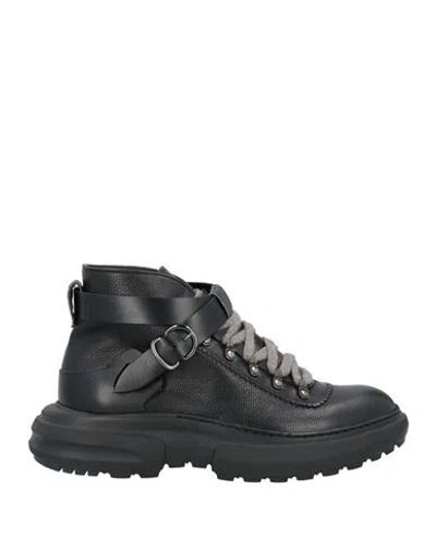 Fratelli Rossetti Man Ankle Boots Black Size 9 Leather