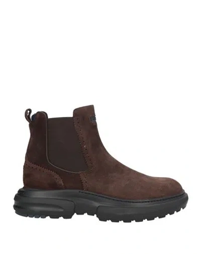 Fratelli Rossetti Man Ankle Boots Chocolate Brown Size 11 Leather