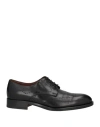 Fratelli Rossetti Man Lace-up Shoes Black Size 6.5 Soft Leather In Black