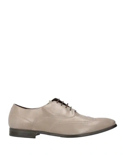 Fratelli Rossetti Man Lace-up Shoes Taupe Size 9 Leather In Neutral