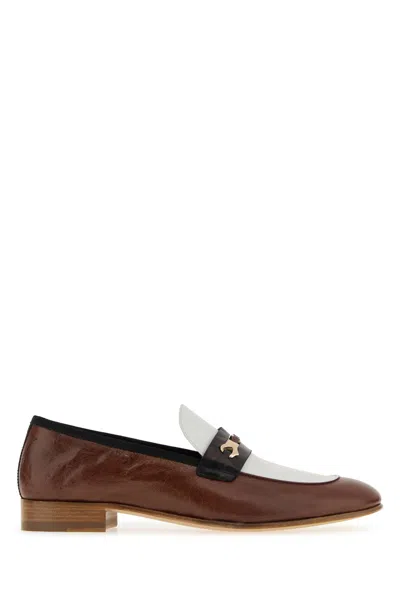 Fratelli Rossetti Two Leather Loafers In Brown