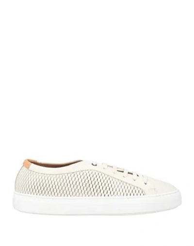 Fratelli Rossetti One Man Sneakers Ivory Size 8.5 Leather In White