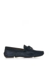 FRATELLI ROSSETTI ONE MOCCASIN IN NAVY BLUE SUEDE