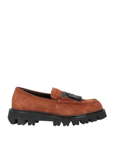 Fratelli Rossetti One Woman Loafers Brown Size 6 Leather