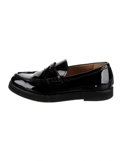 Pre-owned Fratelli Rossetti Patent Leather Loafers In Black