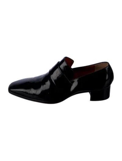 Pre-owned Fratelli Rossetti Patent Leather Loafers In Black