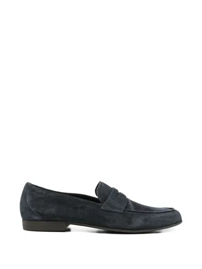 Fratelli Rossetti Penny-slot Loafers In Black