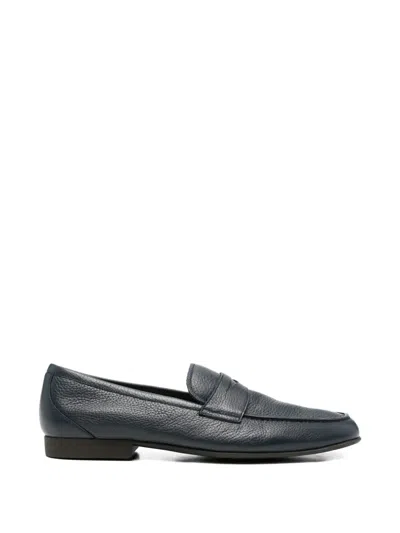Fratelli Rossetti Penny-slot Loafers In Blue