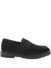 Fratelli Rossetti Cocoa Suede Moccasin In Gray