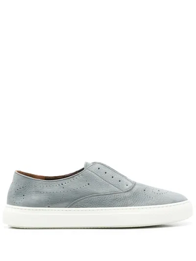 Fratelli Rossetti Perforated-detailed Sneakers In Blue