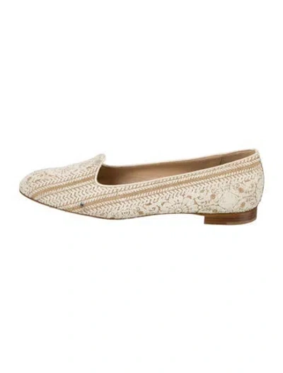 Pre-owned Fratelli Rossetti Printed Loafers In Neutral