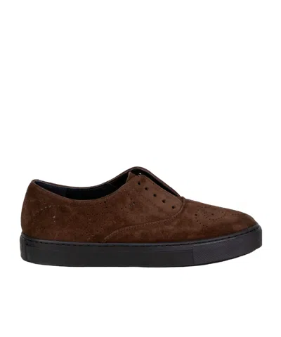 Fratelli Rossetti Round-toe Casual Shoes In Brown