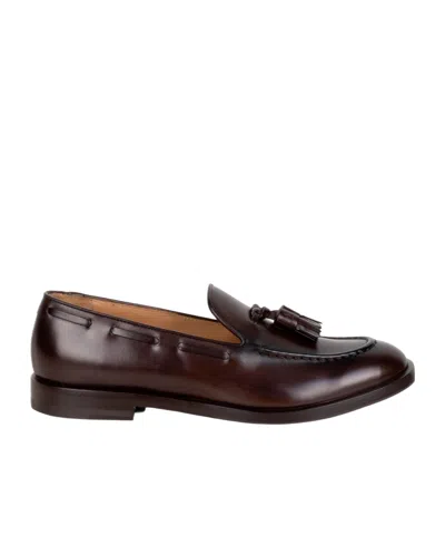 Fratelli Rossetti Round-toe Loafers In Brown