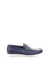 Fratelli Rossetti Blue Leather Moccasin