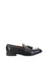 Fratelli Rossetti Black Leather Moccasin With Tassels
