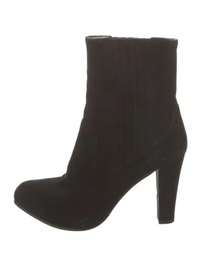 Pre-owned Fratelli Rossetti Suede Boots In Black