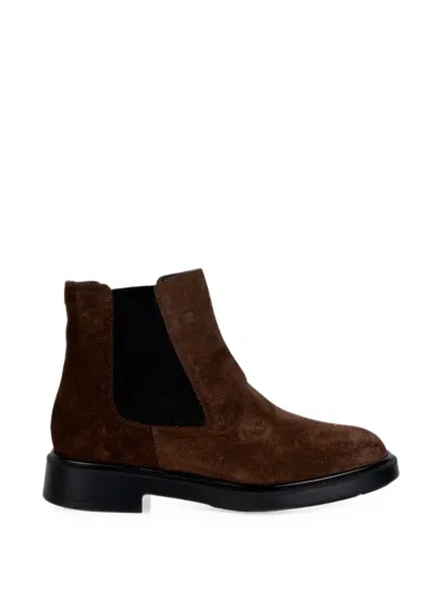 Fratelli Rossetti Suede Chelsea Boots In Brown