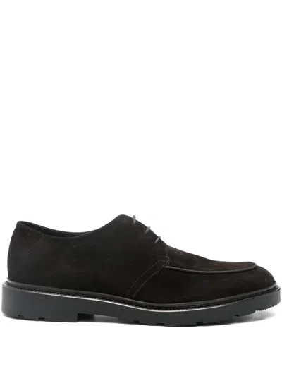 Fratelli Rossetti Suede Derby Shoes In Multi