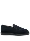 Fratelli Rossetti Suede Loafers In Blue