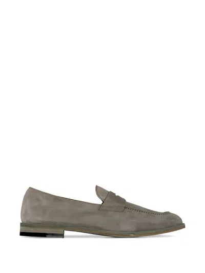 Fratelli Rossetti Suede Loafers In Gray