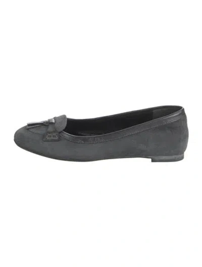 Pre-owned Fratelli Rossetti Suede Loafers In Grey