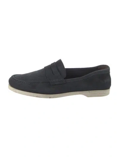 Pre-owned Fratelli Rossetti Suede Loafers In Purple