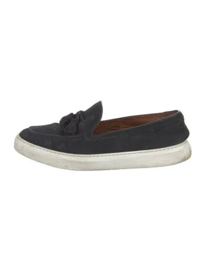 Pre-owned Fratelli Rossetti Suede Sneakers In Blue
