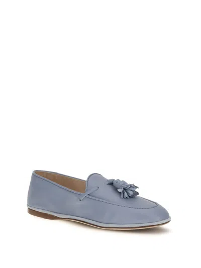 Fratelli Rossetti Tassel Calf Leather Loafer In Blue