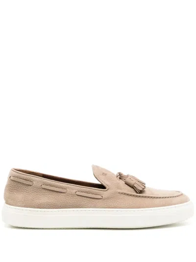 Fratelli Rossetti Tassel-detail Leather Loafers In Braun