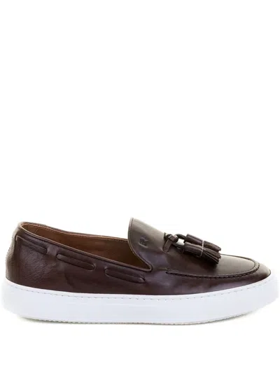 FRATELLI ROSSETTI TASSEL-DETAIL LEATHER LOAFERS
