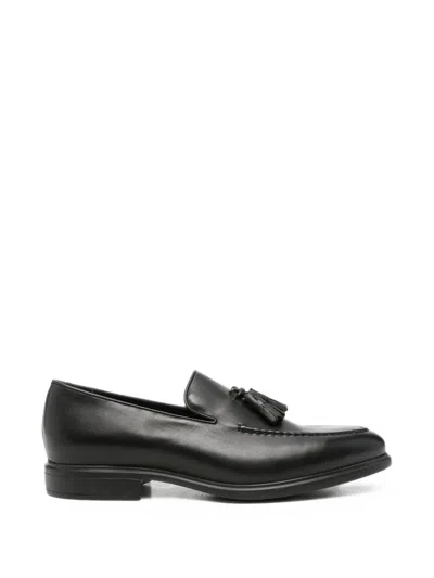 Fratelli Rossetti Tassel Leather Loafers In Black