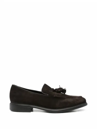 Fratelli Rossetti Tassel Suede Loafers In Brown