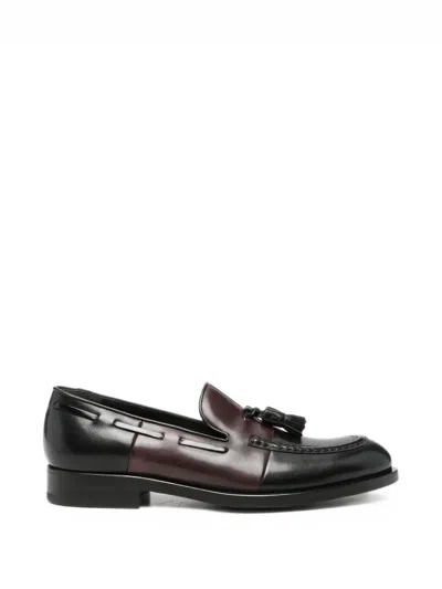 Fratelli Rossetti Tassel-detail Colour-block Loafers In Black